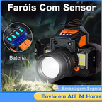 Lanterna de Cabeça LED™ | Sensor por Movimento, Alcance de Até 500m e Bateria de Longa Duração