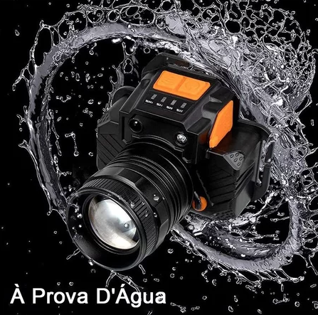 Lanterna de Cabeça LED™ | Sensor por Movimento, Alcance de Até 500m e Bateria de Longa Duração