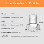 Lanterna de Cabeça LED™ | Sensor por Movimento, Alcance de Até 500m e Bateria de Longa Duração