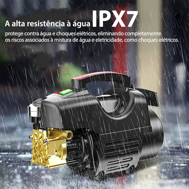 TurboJet™ Lavadora de Alta Pressão Bivolt + Brinde Hoje (Mangueira 10m)